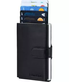 SAMSONITE CARD HOLDER ALU FIT SLIDE-UP WALLET BLACK