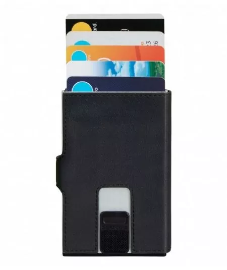 SAMSONITE CARD HOLDER ALU FIT SLIDE-UP WALLET BLACK