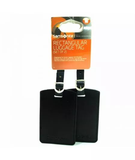 Menovky Samsonite Rectagular Bag Tag- 2 ks